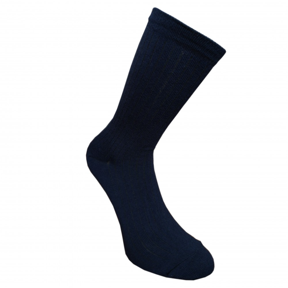 Skarpety w prążki z 85% wełny merino - Vegateksa zdjęcie 2