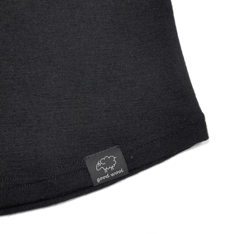Koszulka merino T-shirt czarna Good Wool + czapka Simple Wool - Good Wool zdjęcie 1