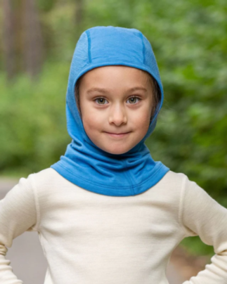 Kominiarka dziecięca z wełny merino cienka menique