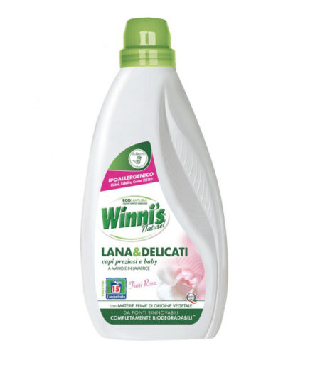 Płyn do prania wełny i delikatnych tkanin, 750 ml, Winni's