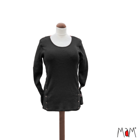 Sweter do karmienia z długim rękawem ciemny róż