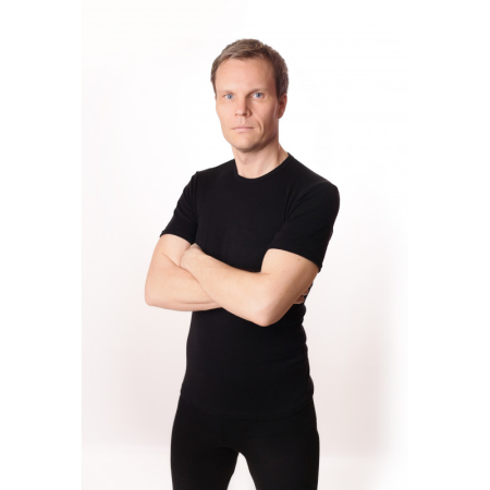 Koszulka t-shirt męski z wełny merino Green Rose