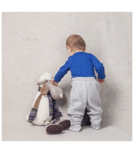 spodnie z organicznej wełny merynosów 6-9 miesięcy