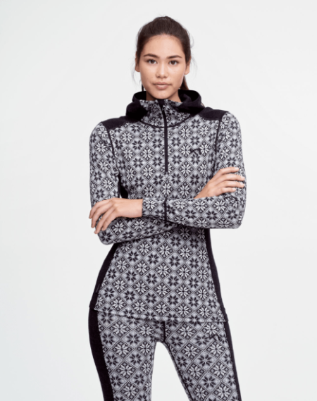 Bluza z kapturem 100% merino Rose Kari Traa