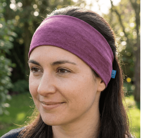 opaska damska  męska unisex z wełny merino jedwab Gluckskind Heywool