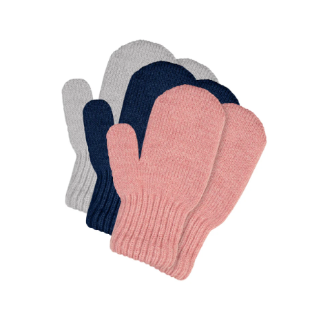 Rękawiczki jednopalczaste z 70% wełny merino dziecięce menique