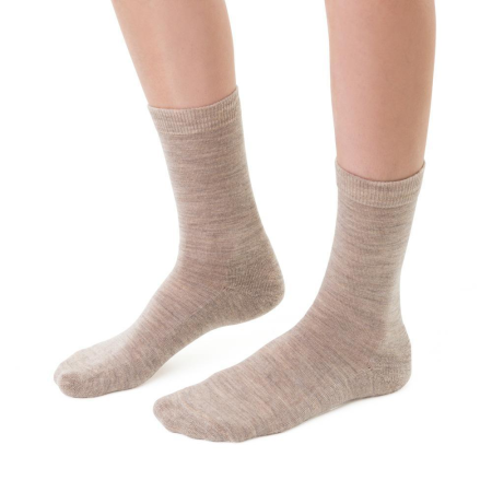 Skarpety półfrotte beżowe merino