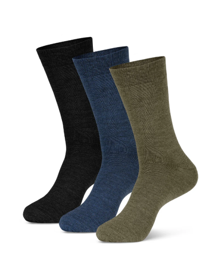 Skarpety gładkie 85% merino menique