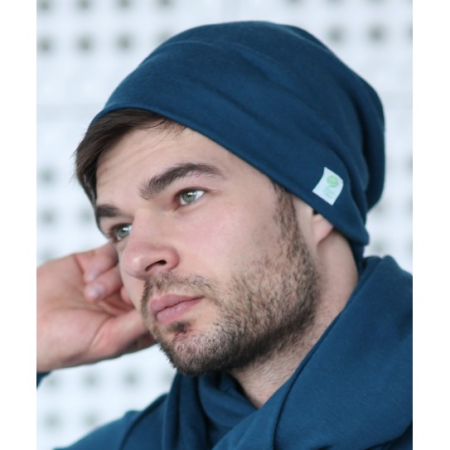 Green Rose czapka beanie z wełny merino