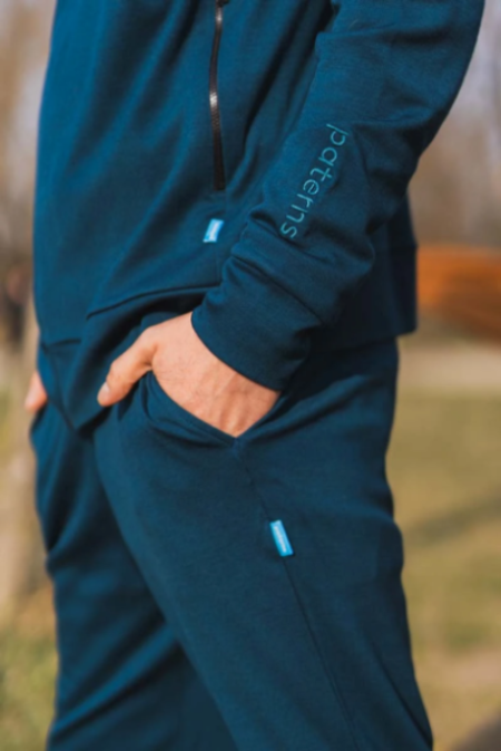 Paterns spodnie dresowe męskie z wełny merino