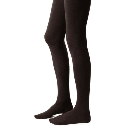 Rajstopy dla kobiet z wełny merino brązowe Steven