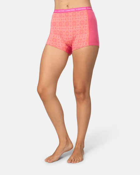 Bokserki 100% merino Rose Kari Traa granat róż