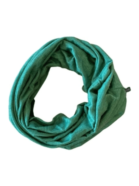 Komin unisex z wełny merino jedwab Gluckskind Heywool zielony