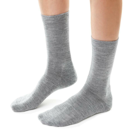 Skarpety półfrotte jasnoszare merino