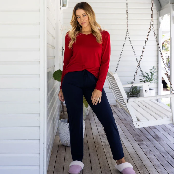 Piżama damska z wełny merynosów Sleepy Merino - Sleepy Merino zdjęcie 1