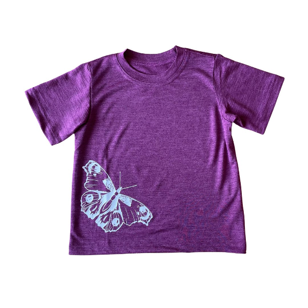 Koszulka t-shirt wełna merino + jedwab dziecięca motyl Gluckskind - Glückskind zdjęcie 1