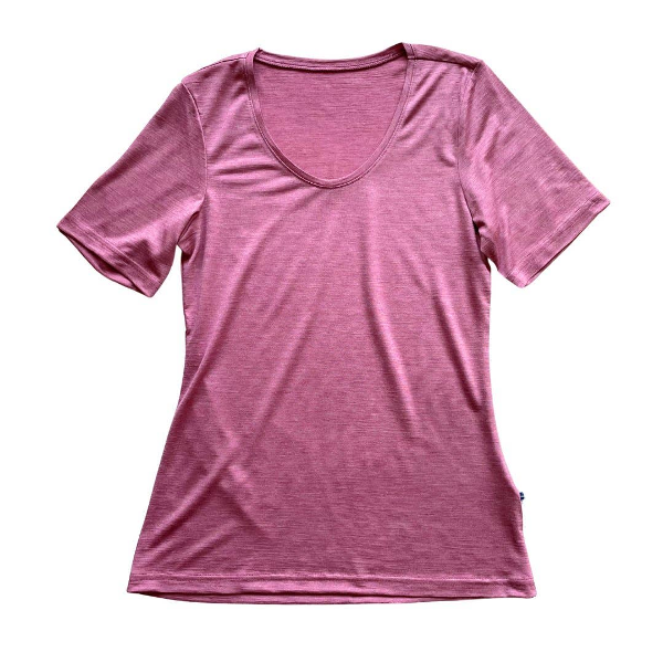 Koszulka t-shirt wełna merino + jedwab damska Gluckskind - Glückskind zdjęcie 2
