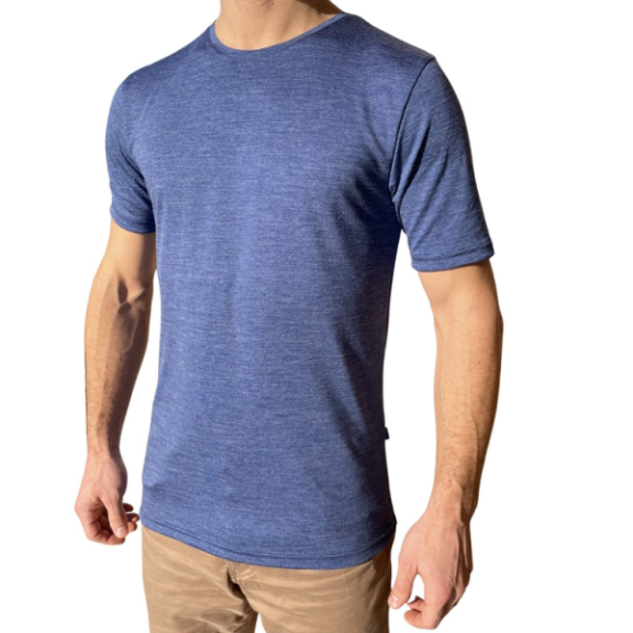 Koszulka t-shirt wełna merino + jedwab męska Gluckskind - Glückskind zdjęcie 1