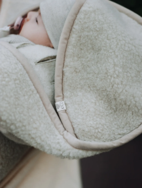 Śpiworek, otulacz dla niemowlaków z 100% wełny merino - Kico label zdjęcie 3