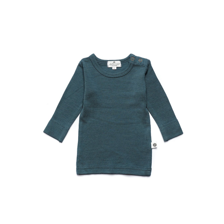 Piżama dziecięca base layer komplet z wełny merino Lillebarn - Lille barn zdjęcie 2