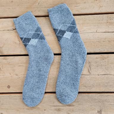 Skarpety 95% wełny merino Noravilla angielski wzór zdjęcie 1