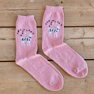 Skarpety 95% wełny merino Noravilla renifer, kolory zdjęcie 2